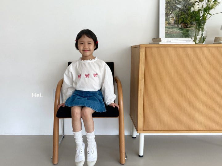 Hei - Korean Children Fashion - #magicofchildhood - Ribbon Blouse - 5