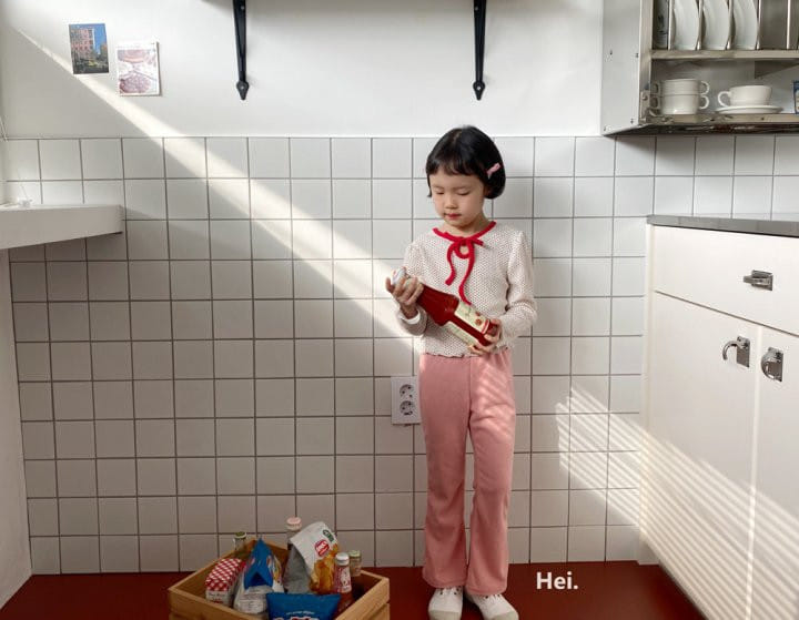 Hei - Korean Children Fashion - #minifashionista - Ribbon Terry Tee - 8