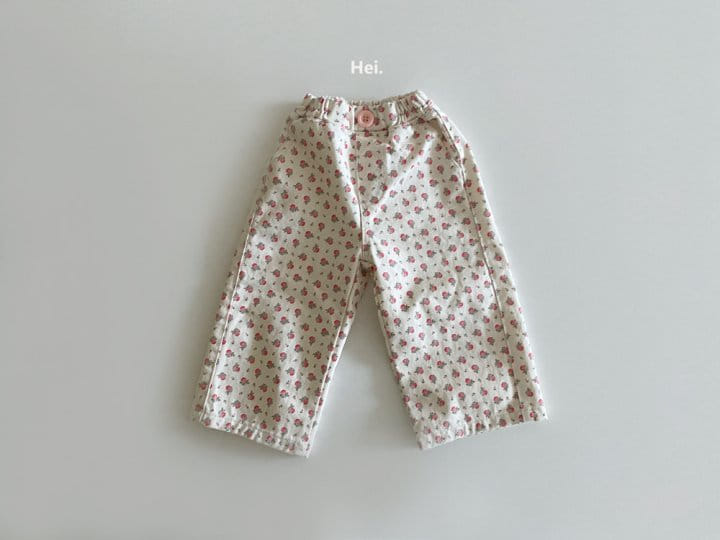Hei - Korean Children Fashion - #prettylittlegirls - Flower PantS