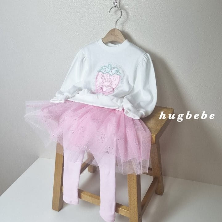 Hug Bebe - Korean Children Fashion - #childofig - Berry Berry Sweatshirt - 3