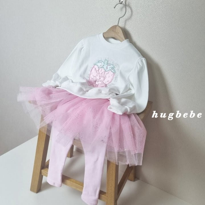 Hug Bebe - Korean Children Fashion - #designkidswear - Berry Berry Sweatshirt - 5