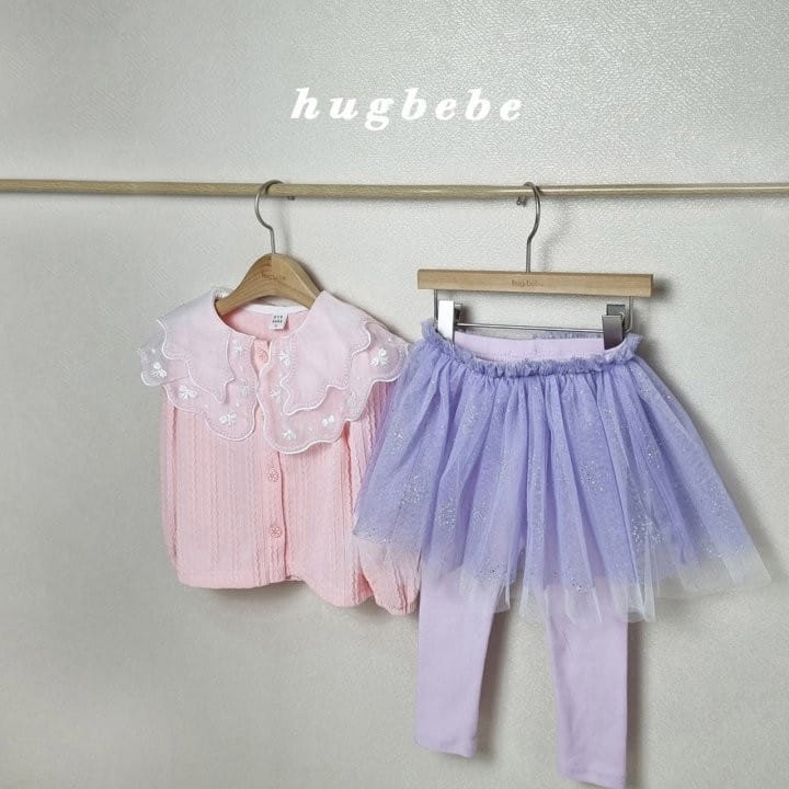 Hug Bebe - Korean Children Fashion - #discoveringself - Twinkle Skirt Leggings - 10