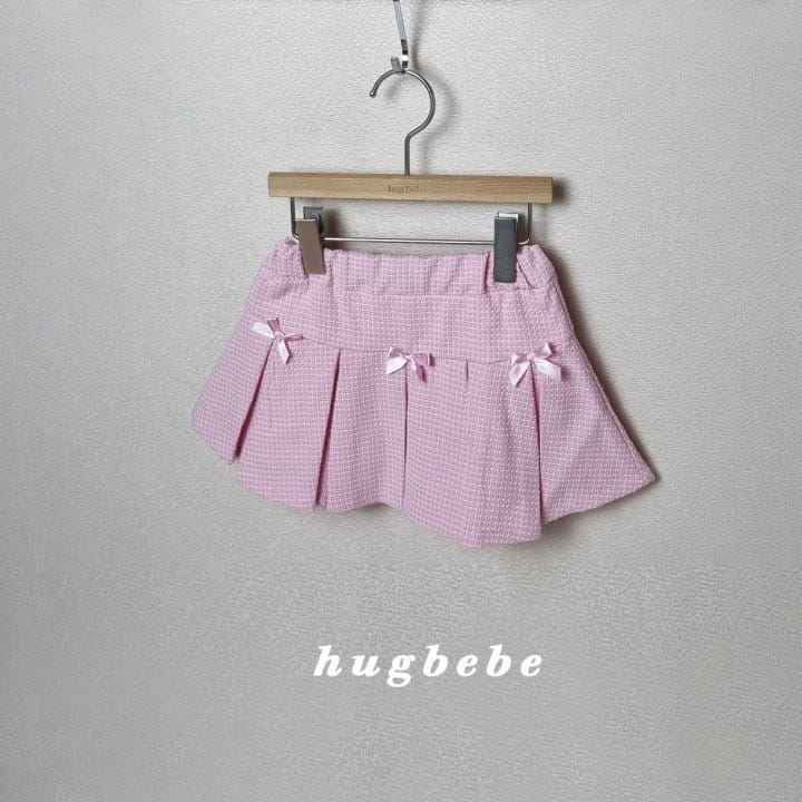 Hug Bebe - Korean Children Fashion - #littlefashionista - Ribbon Wrinkle Skirt - 3