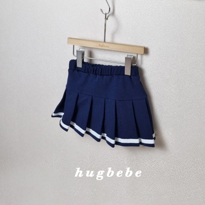 Hug Bebe - Korean Children Fashion - #littlefashionista - Tape Point Pleats Skirt - 2