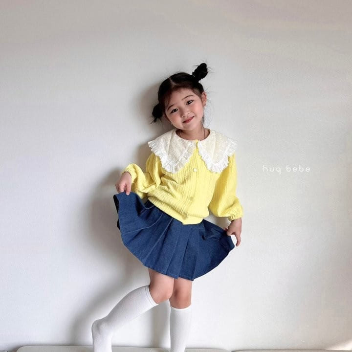 Hug Bebe - Korean Children Fashion - #magicofchildhood - Denim Pleats Skirt - 5