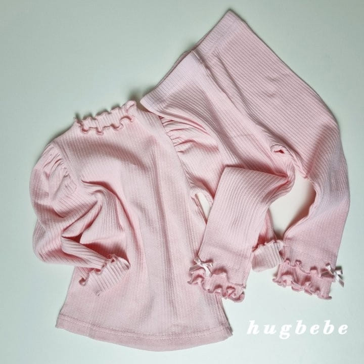 Hug Bebe - Korean Children Fashion - #magicofchildhood - Soft Rib Ribbon Leggings - 2