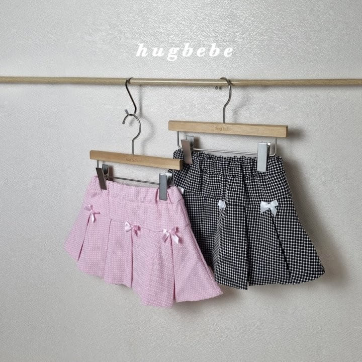 Hug Bebe - Korean Children Fashion - #stylishchildhood - Ribbon Wrinkle Skirt - 9