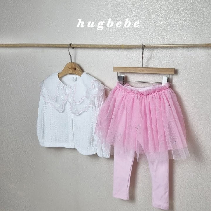 Hug Bebe - Korean Children Fashion - #stylishchildhood - Twinkle Skirt Leggings - 6