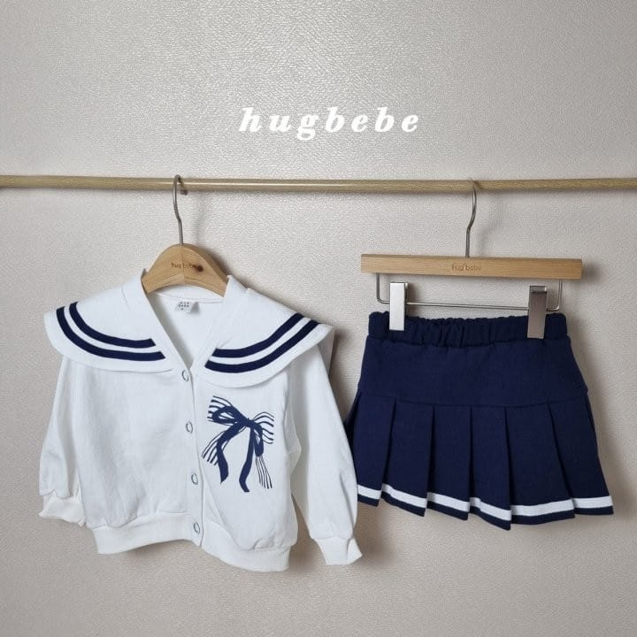Hug Bebe - Korean Children Fashion - #toddlerclothing - Tape Point Pleats Skirt - 7