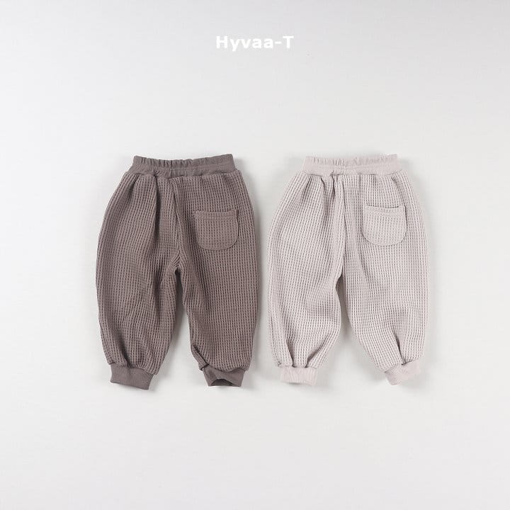 Hyvaa - Korean Children Fashion - #Kfashion4kids - Bebe Waffle Jogger Pants