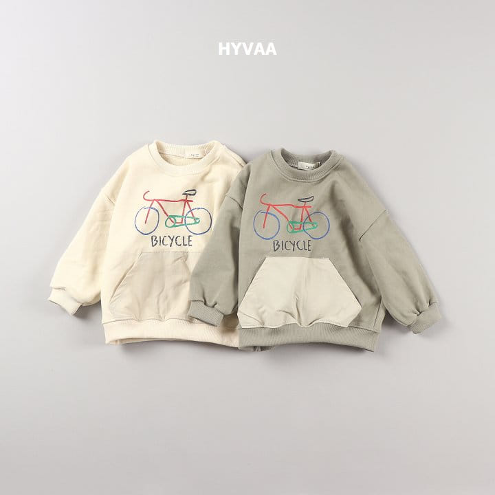 Hyvaa - Korean Children Fashion - #childofig - Bicycle Sweatshirt
