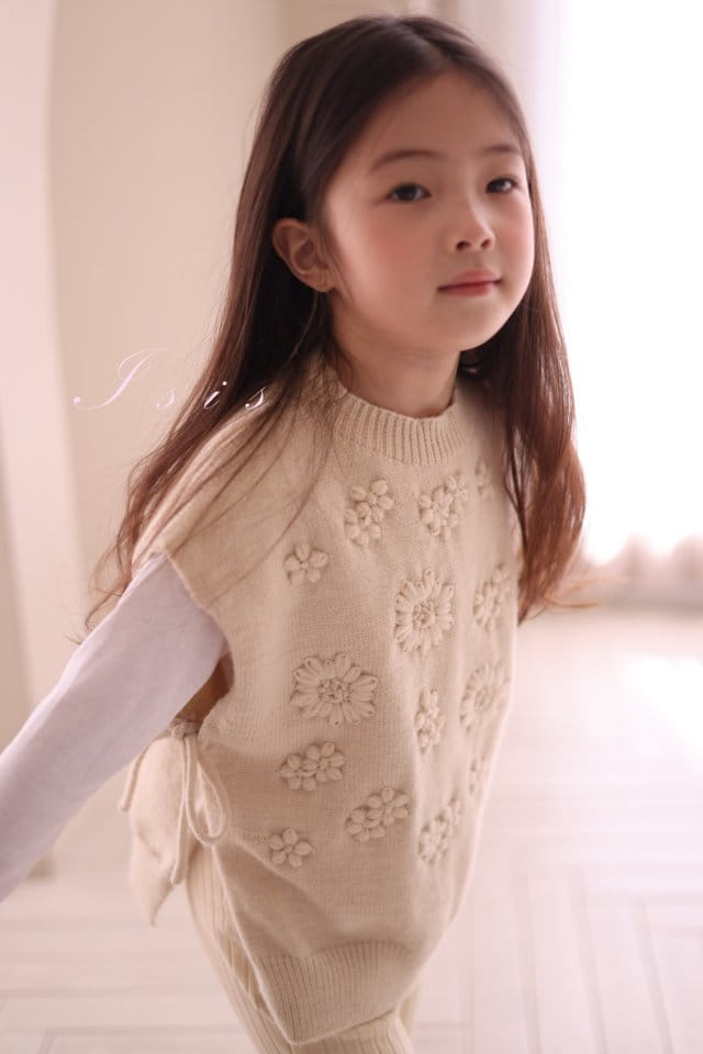 Isis - Korean Children Fashion - #Kfashion4kids - Flower Vest - 10