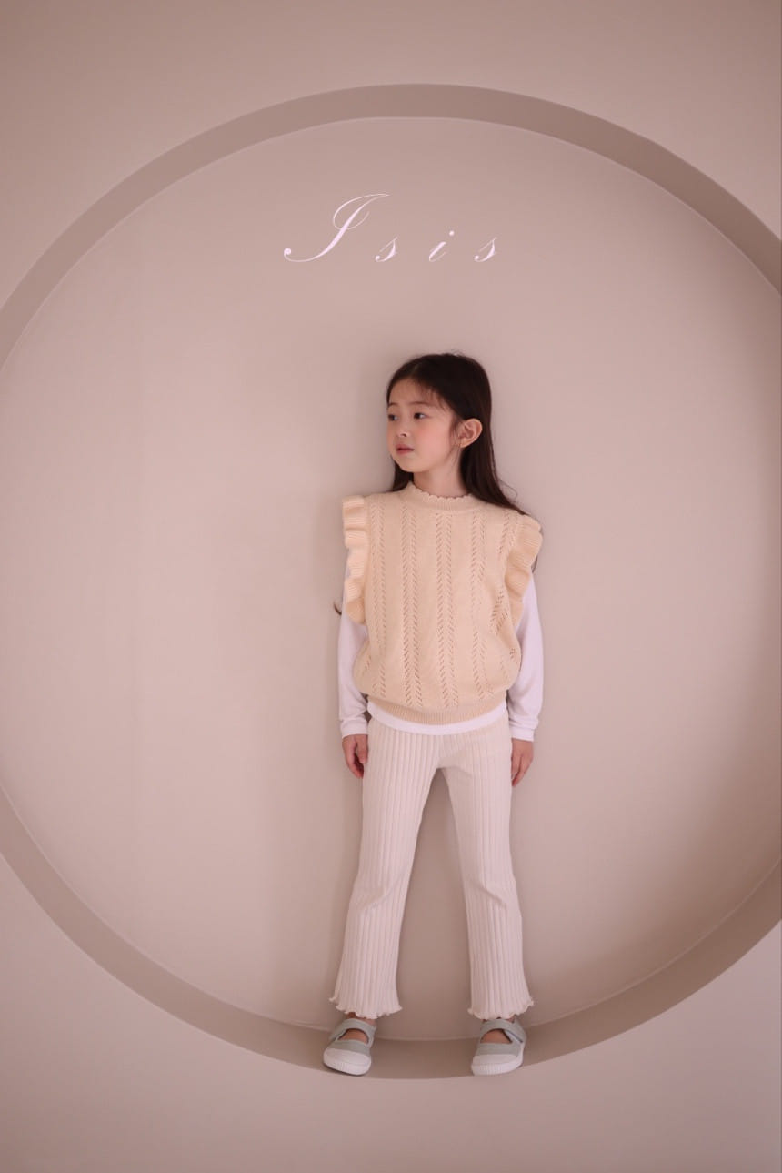 Isis - Korean Children Fashion - #designkidswear - Eyelet Wing Vest