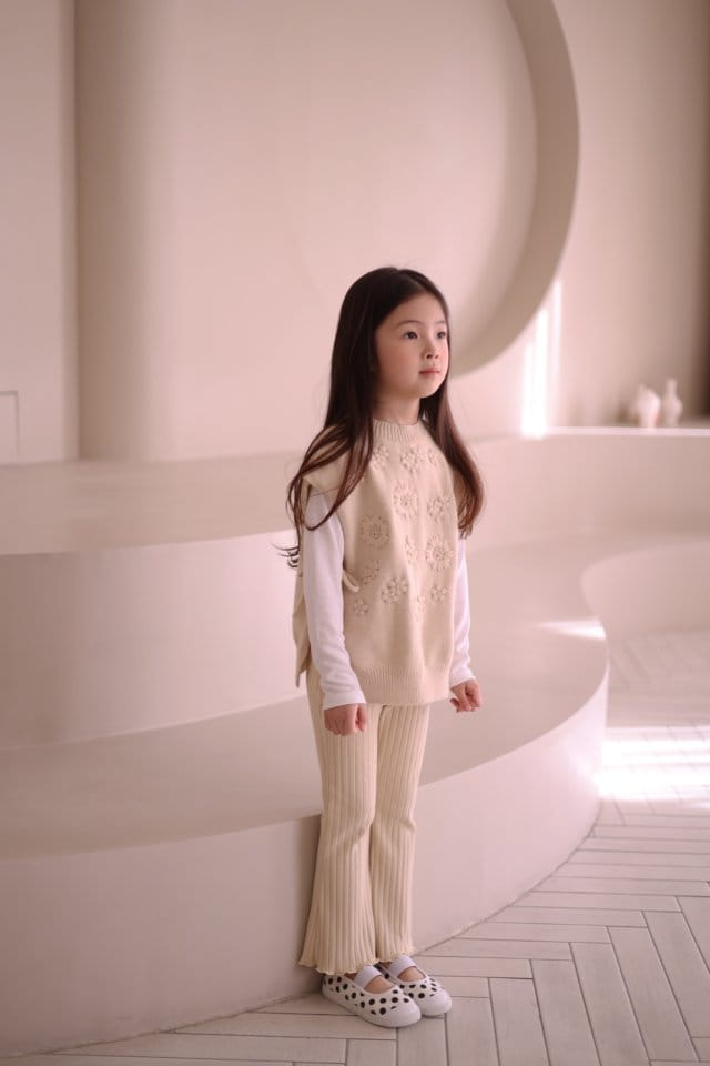 Isis - Korean Children Fashion - #childrensboutique - Flower Vest - 4