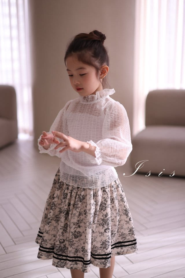 Isis - Korean Children Fashion - #fashionkids - Vertical Mesh Blouse - 9