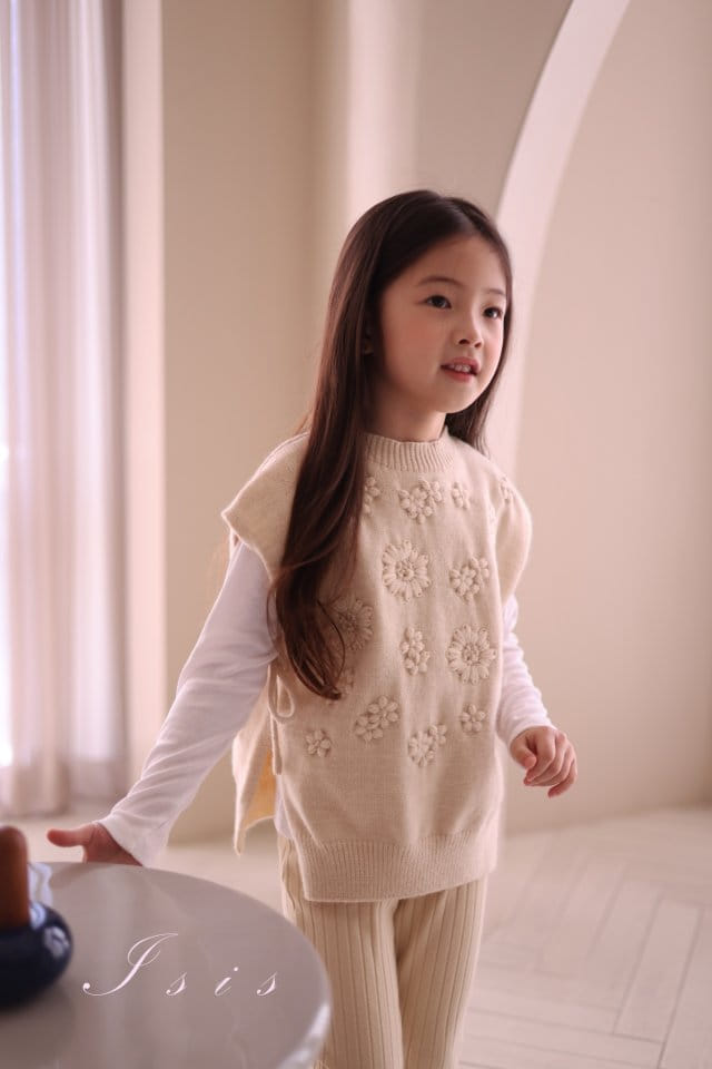 Isis - Korean Children Fashion - #kidsshorts - Flower Vest - 7