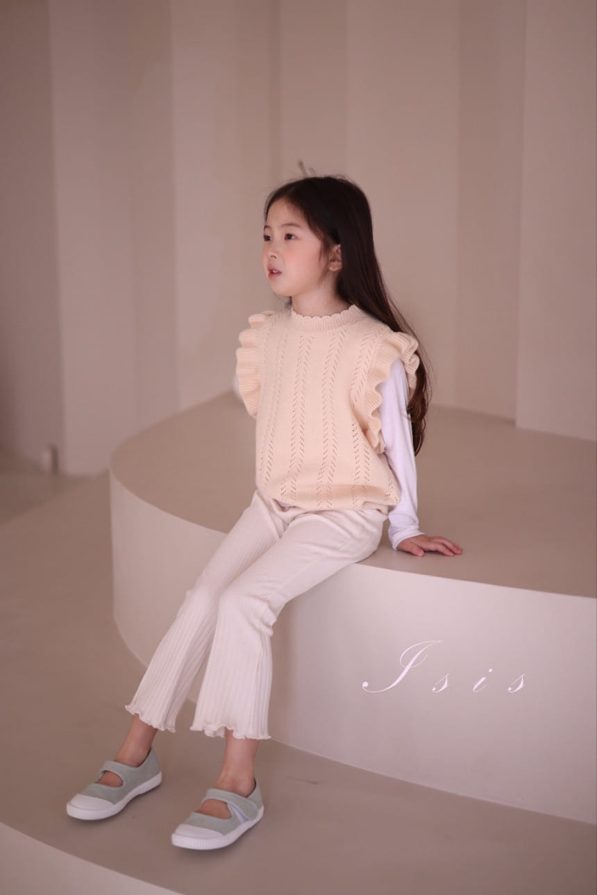 Isis - Korean Children Fashion - #kidzfashiontrend - Eyelet Wing Vest - 6