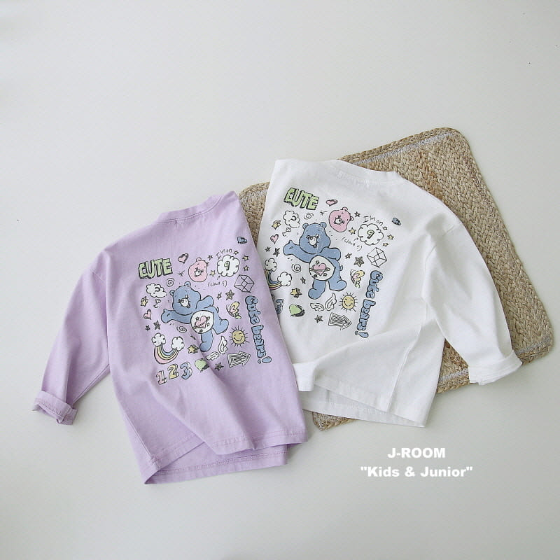 J-Room - Korean Children Fashion - #childofig - Color Bear Tee - 4