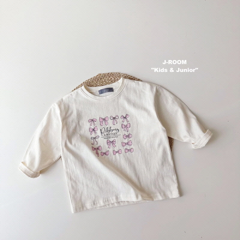J-Room - Korean Children Fashion - #childrensboutique - Ribbon Bio Washing Tee - 9