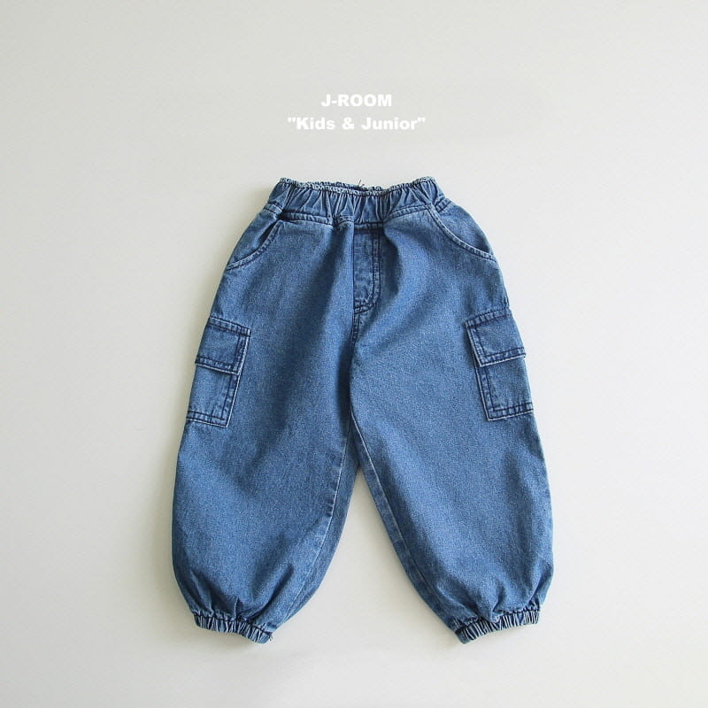 J-Room - Korean Children Fashion - #designkidswear - Denim Gumbbang Jogger Pants