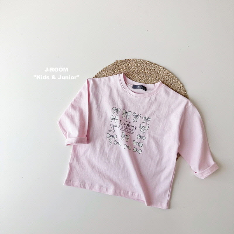 J-Room - Korean Children Fashion - #designkidswear - Ribbon Bio Washing Tee - 10