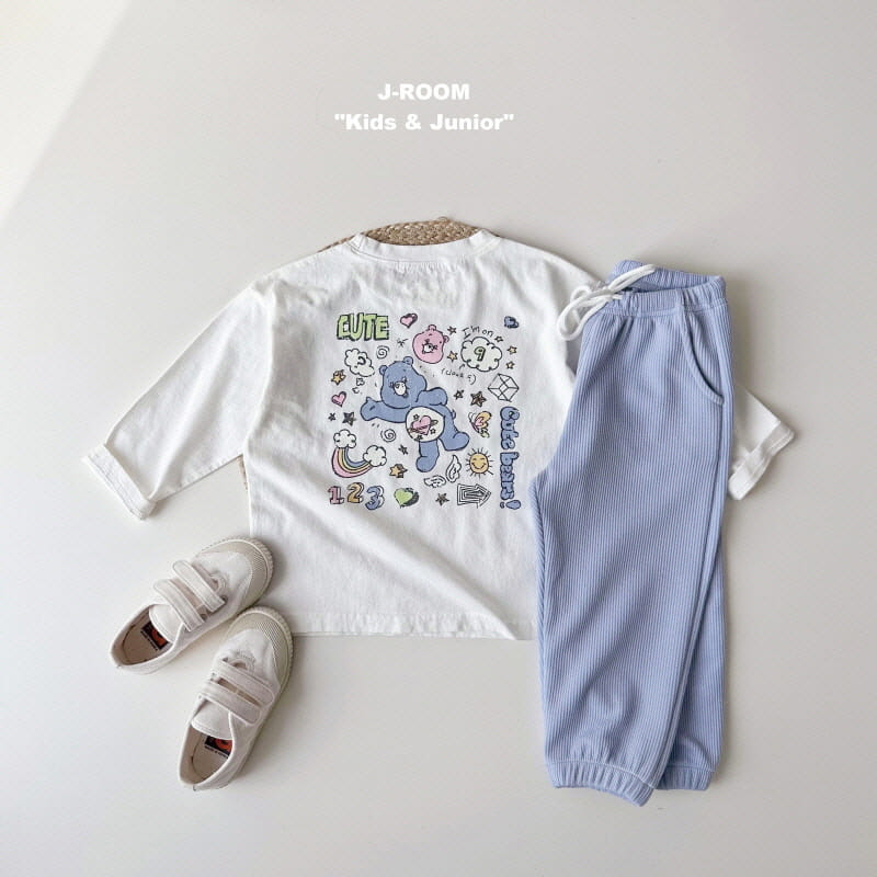 J-Room - Korean Children Fashion - #discoveringself - Color Bear Tee - 7