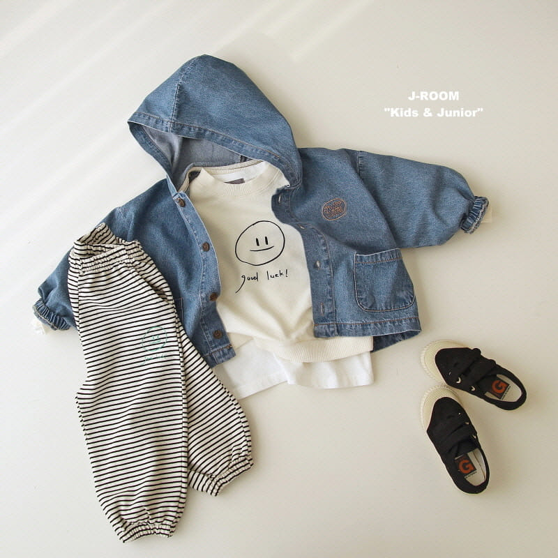 J-Room - Korean Children Fashion - #discoveringself - ST Embroidery Jogger Pants - 5