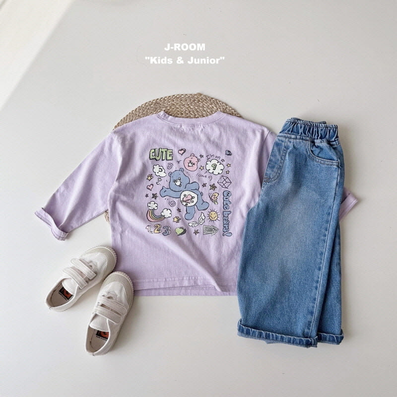 J-Room - Korean Children Fashion - #fashionkids - Color Bear Tee - 8