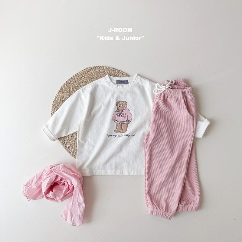 J-Room - Korean Children Fashion - #discoveringself - NYC Bear Tee - 4