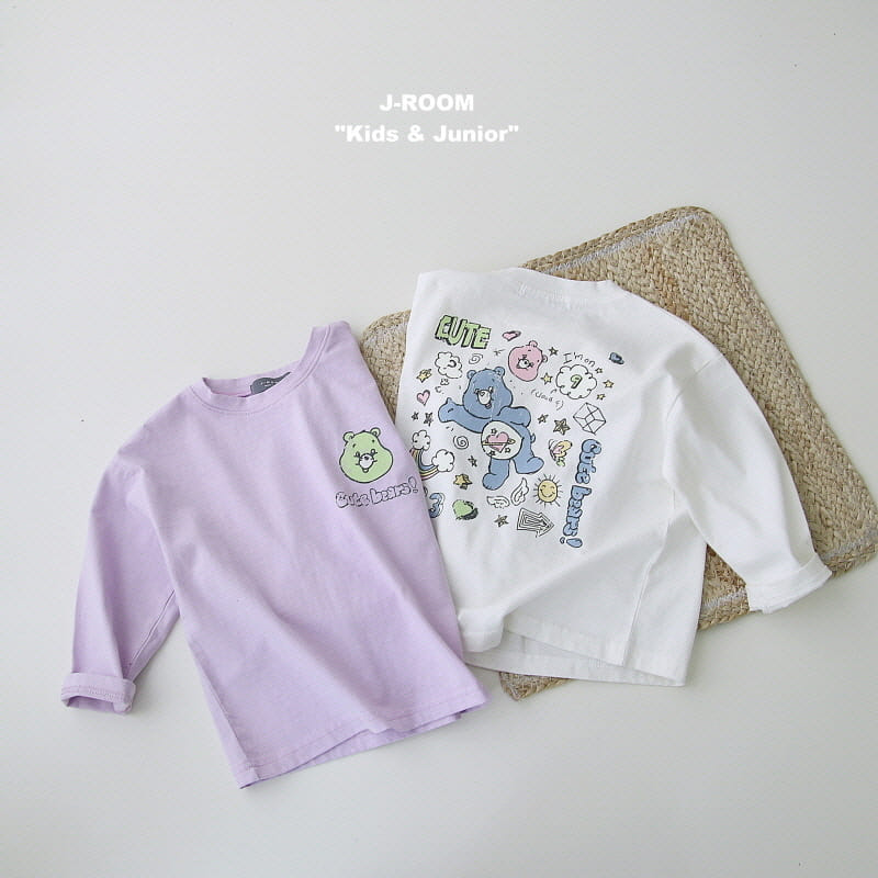J-Room - Korean Children Fashion - #minifashionista - Color Bear Tee
