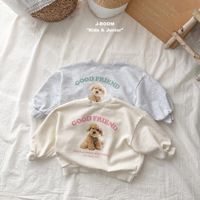J-Room - Korean Children Fashion - #prettylittlegirls - Puppy Sweatshirt - 2