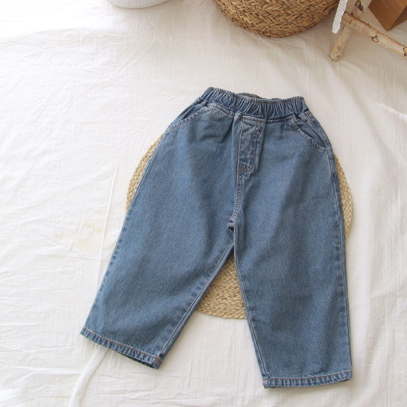 J-Room - Korean Children Fashion - #todddlerfashion - Tin Tin Baggy Denim Pants - 8