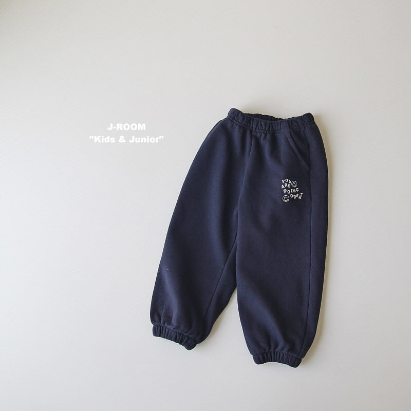 J-Room - Korean Children Fashion - #todddlerfashion - Embroidery Jogger Pants - 10