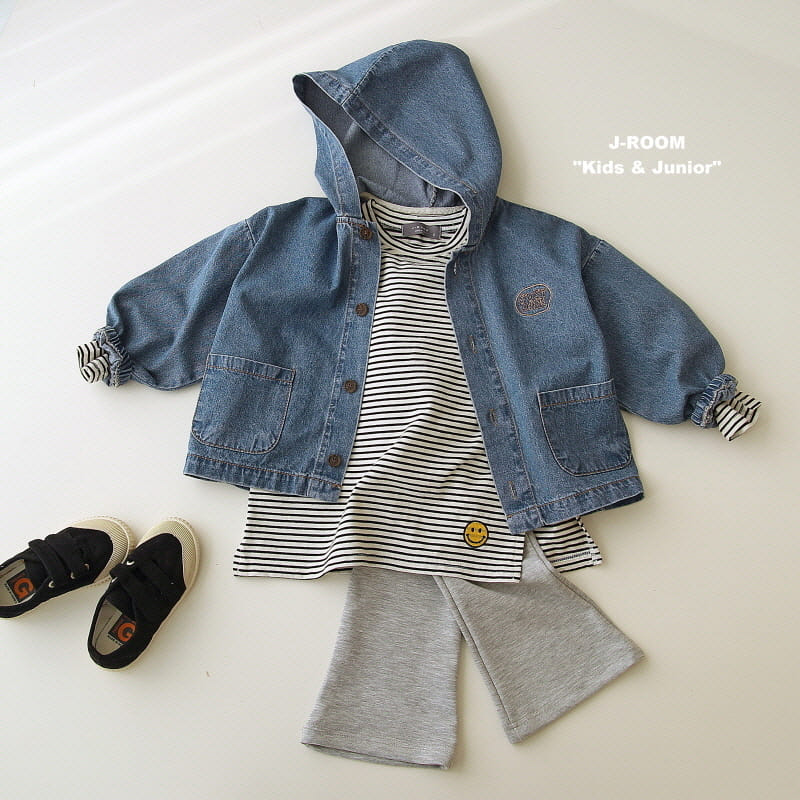 J-Room - Korean Children Fashion - #toddlerclothing - Just Denim Jacket - 6