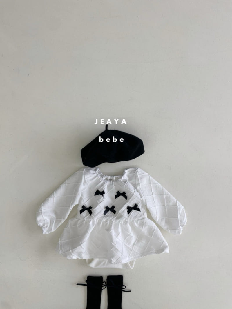 Jeaya & Mymi - Korean Baby Fashion - #babyboutique - Mini Ribbon One-Piece - 2