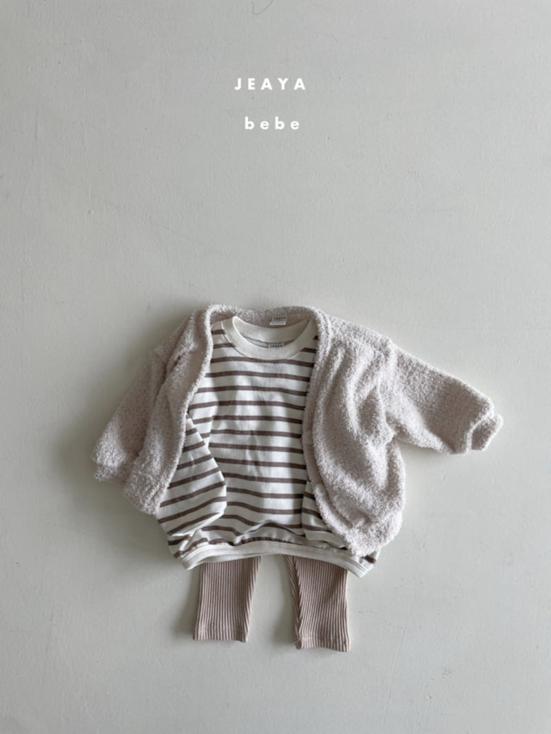 Jeaya & Mymi - Korean Baby Fashion - #babyboutique - ST Rib Top Bottom Set - 3