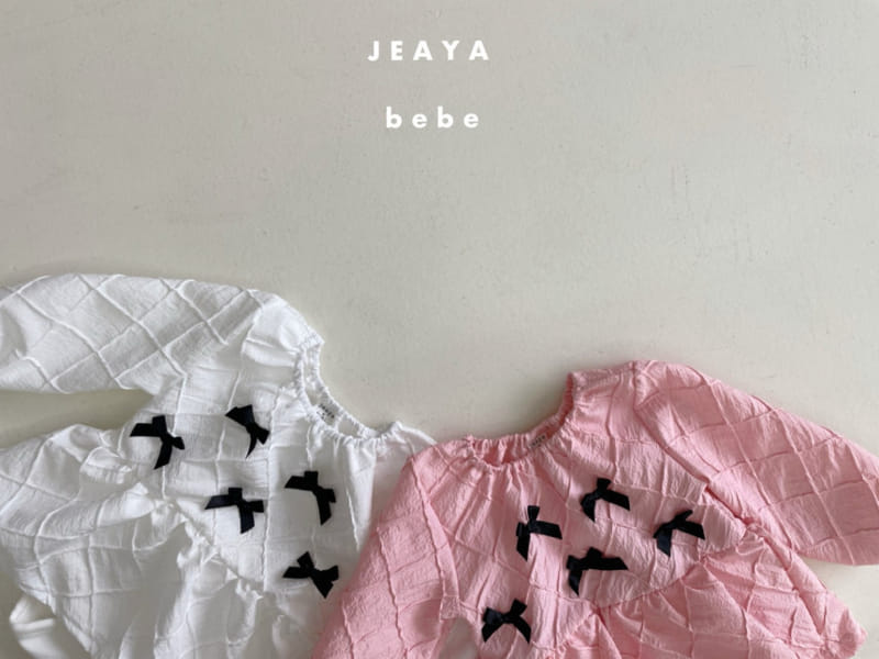 Jeaya & Mymi - Korean Baby Fashion - #babyboutiqueclothing - Mini Ribbon One-Piece - 4