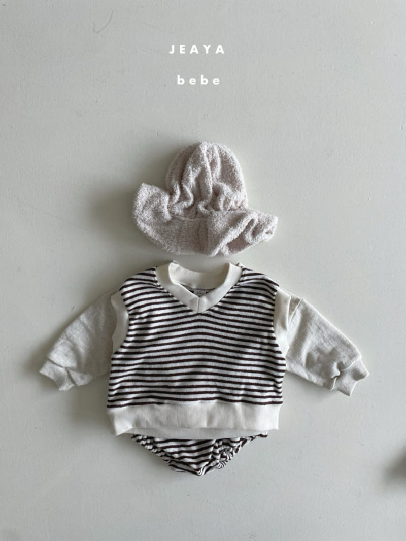 Jeaya & Mymi - Korean Baby Fashion - #babyclothing - Terry Top Bottom Set - 7