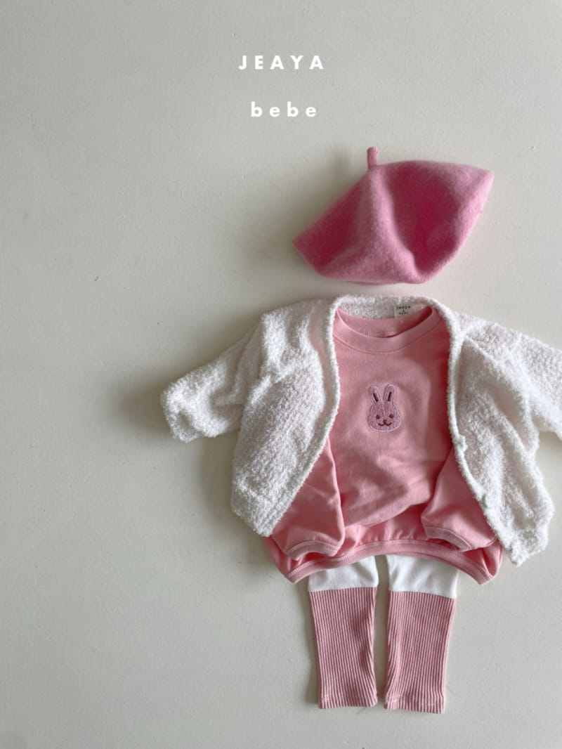 Jeaya & Mymi - Korean Baby Fashion - #babyclothing - Friend Embroidery Top Bottom Set - 6
