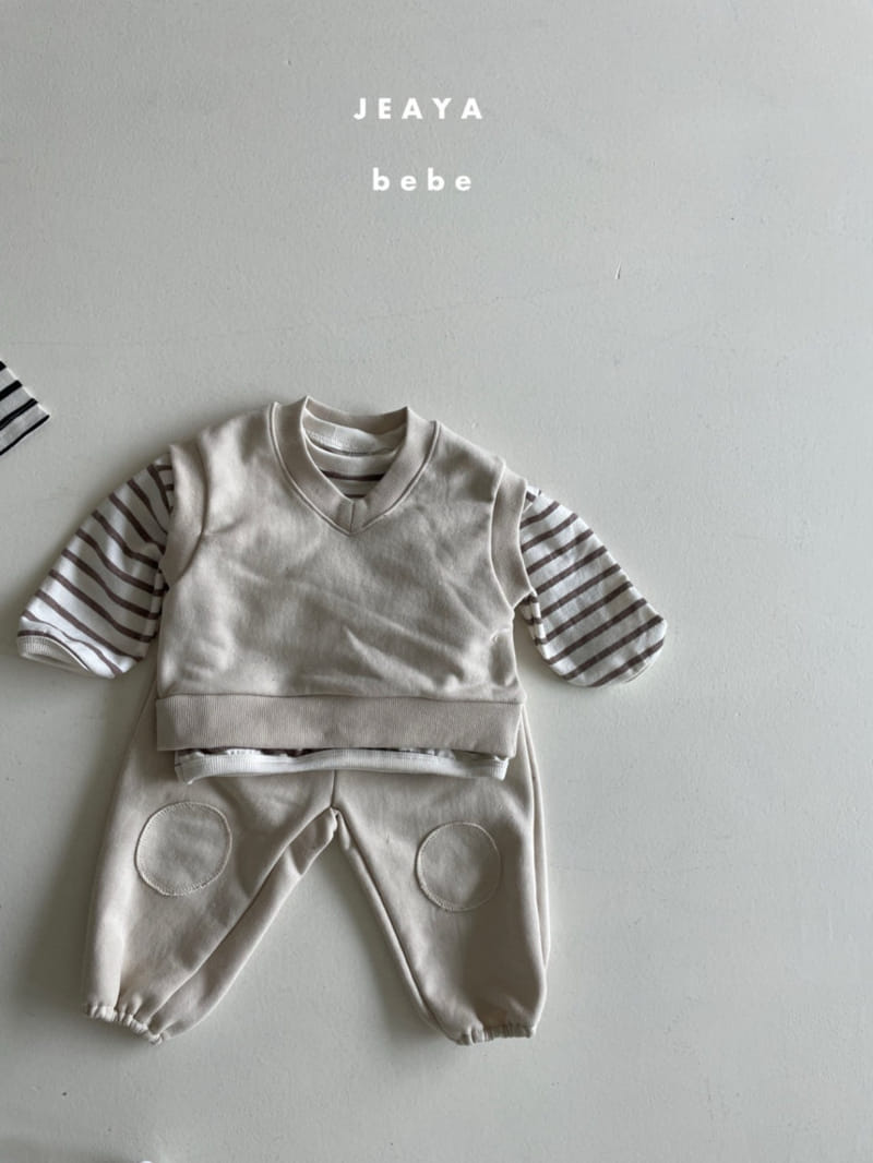 Jeaya & Mymi - Korean Baby Fashion - #babyboutiqueclothing - Soft Bbang Dduck Top Bottom Set - 4