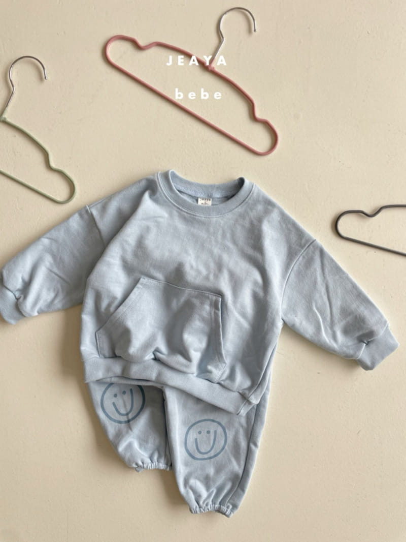 Jeaya & Mymi - Korean Baby Fashion - #babyclothing - Smile Top Bottom Set - 3
