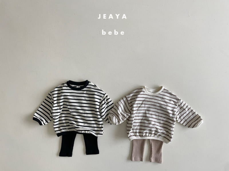 Jeaya & Mymi - Korean Baby Fashion - #babyfashion - ST Rib Top Bottom Set - 6