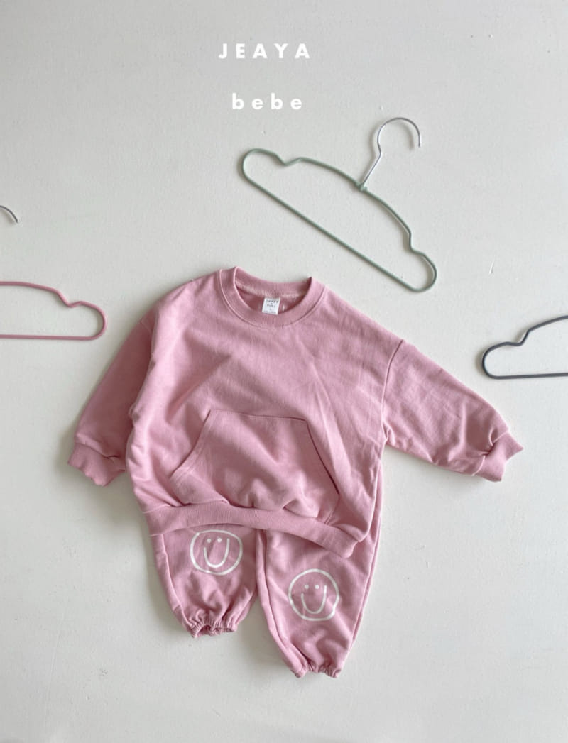 Jeaya & Mymi - Korean Baby Fashion - #babyclothing - Smile Top Bottom Set - 4