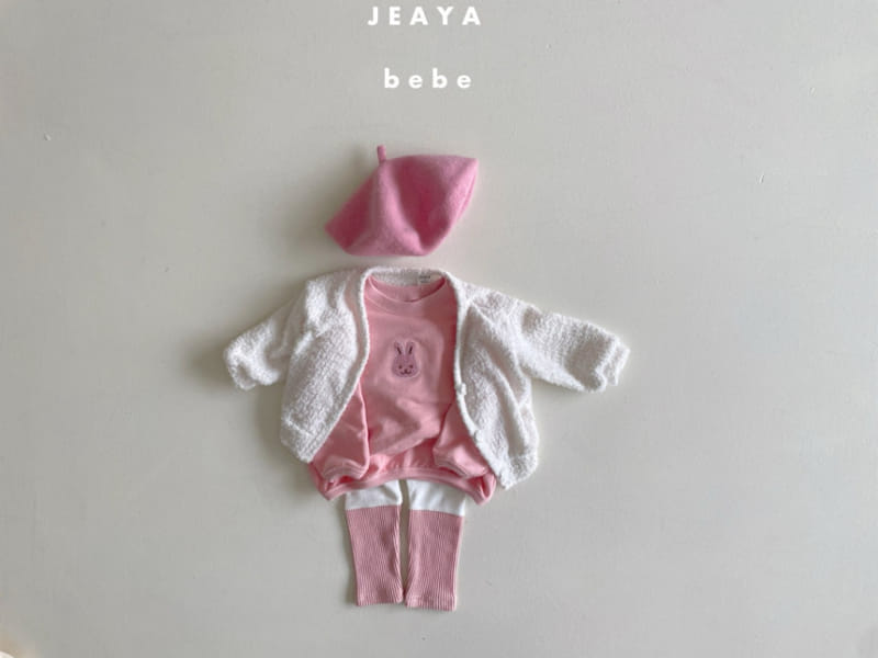 Jeaya & Mymi - Korean Baby Fashion - #babyfever - Friend Embroidery Top Bottom Set - 8