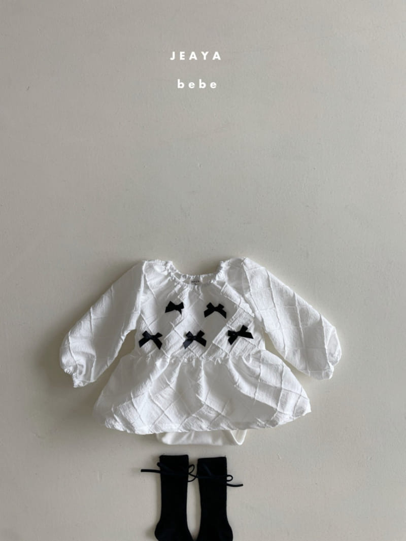 Jeaya & Mymi - Korean Baby Fashion - #babygirlfashion - Mini Ribbon One-Piece - 7