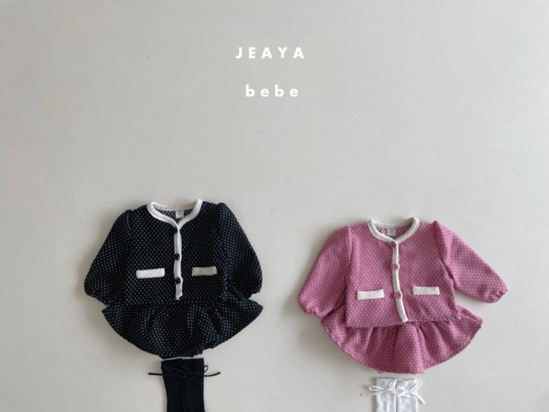 Jeaya & Mymi - Korean Baby Fashion - #babygirlfashion - Dot Top Bottom Set - 3
