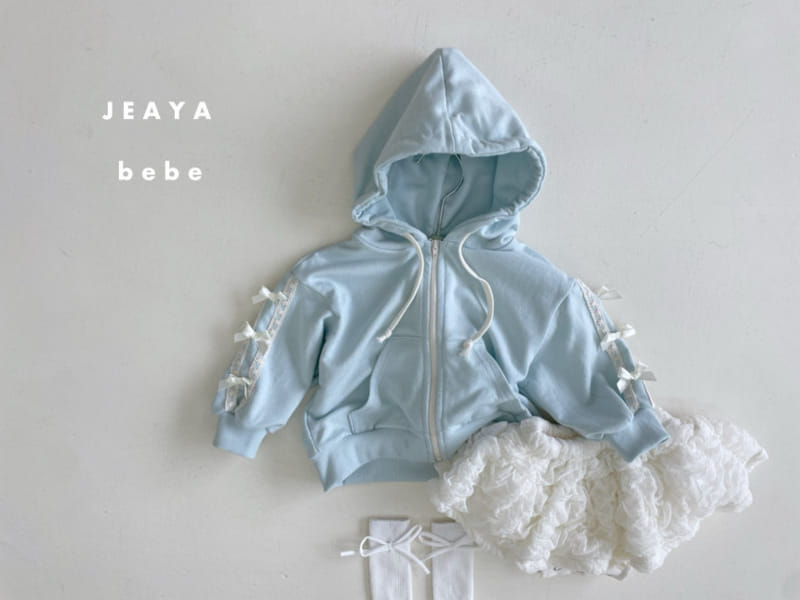 Jeaya & Mymi - Korean Baby Fashion - #babygirlfashion - Lace Ribbon Hoody Jumper - 2