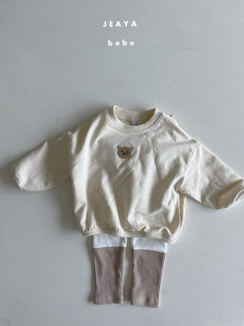 Jeaya & Mymi - Korean Baby Fashion - #babylifestyle - Friend Embroidery Top Bottom Set - 10