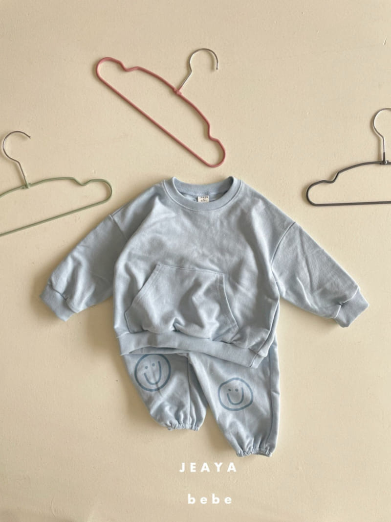 Jeaya & Mymi - Korean Baby Fashion - #babylifestyle - Smile Top Bottom Set - 7