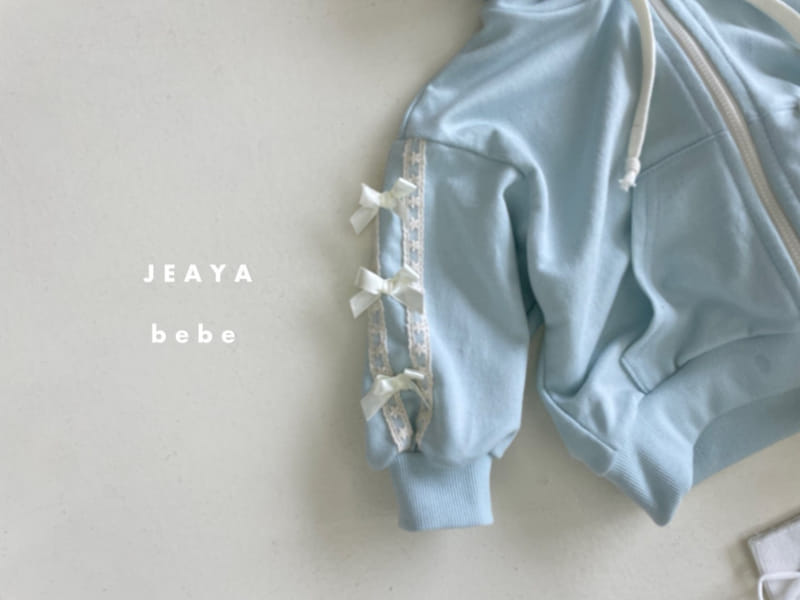 Jeaya & Mymi - Korean Baby Fashion - #babylifestyle - Lace Ribbon Hoody Jumper - 4